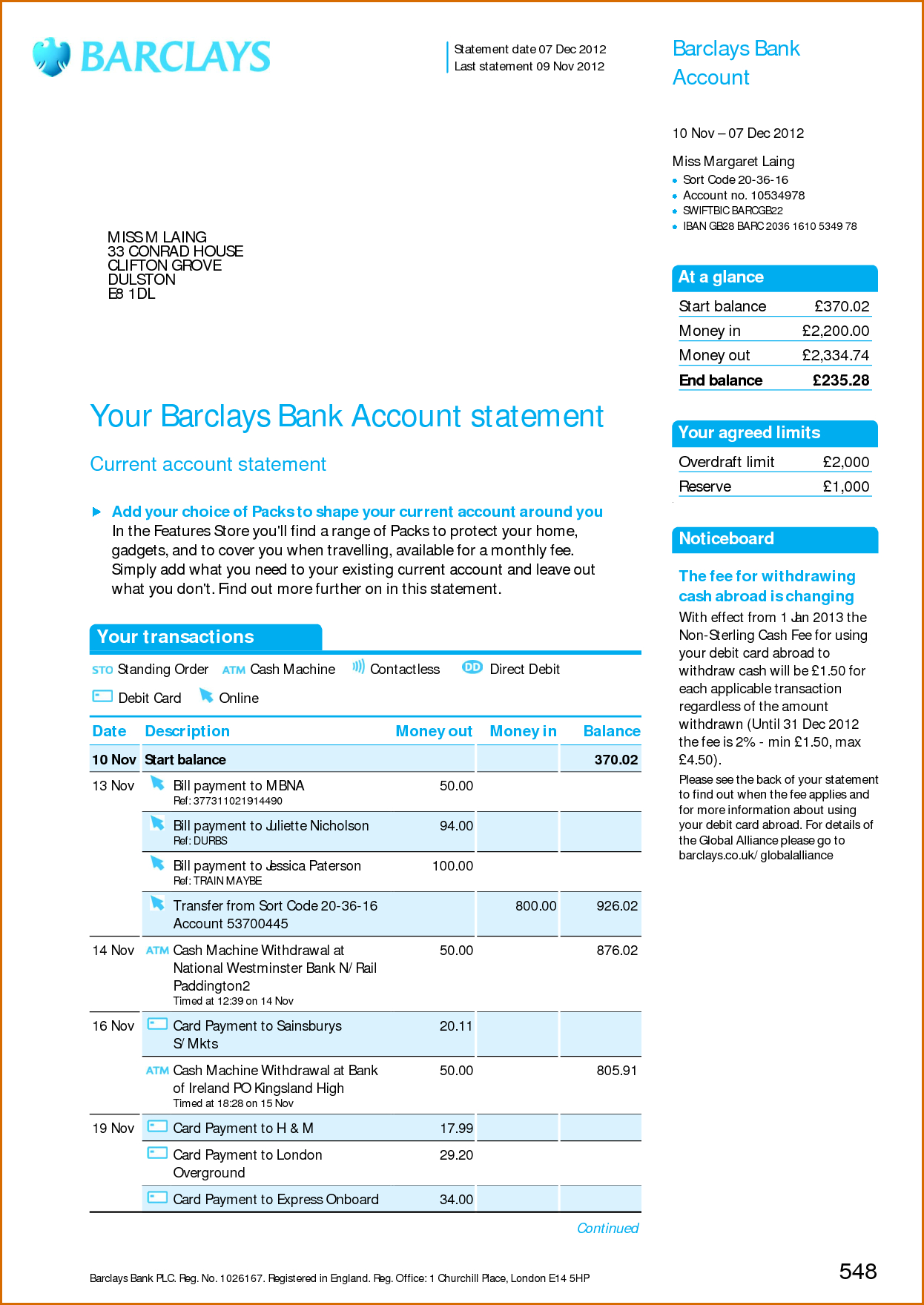 Viewing Gallery For – Bank Account Statement In 2019 Intended For Credit Card Statement Template Excel