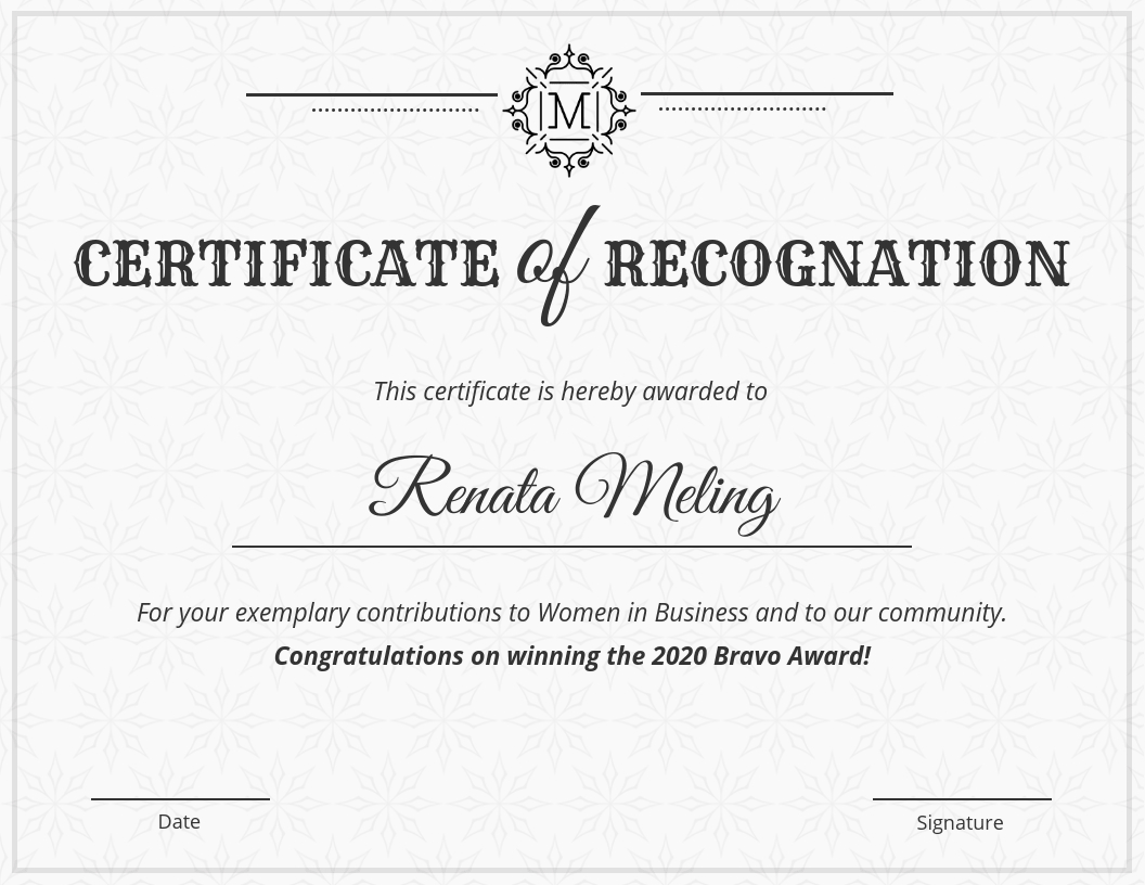 Vintage Certificate Of Recognition Template Intended For Certificate Of Acceptance Template