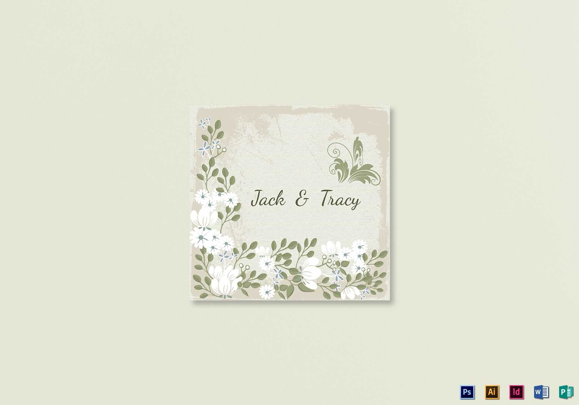 Vintage Wedding Place Card Template Inside Ms Word Place Card Template