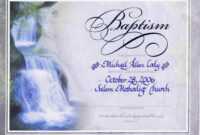 Water Baptism Certificate Templateencephaloscom throughout Christian Baptism Certificate Template