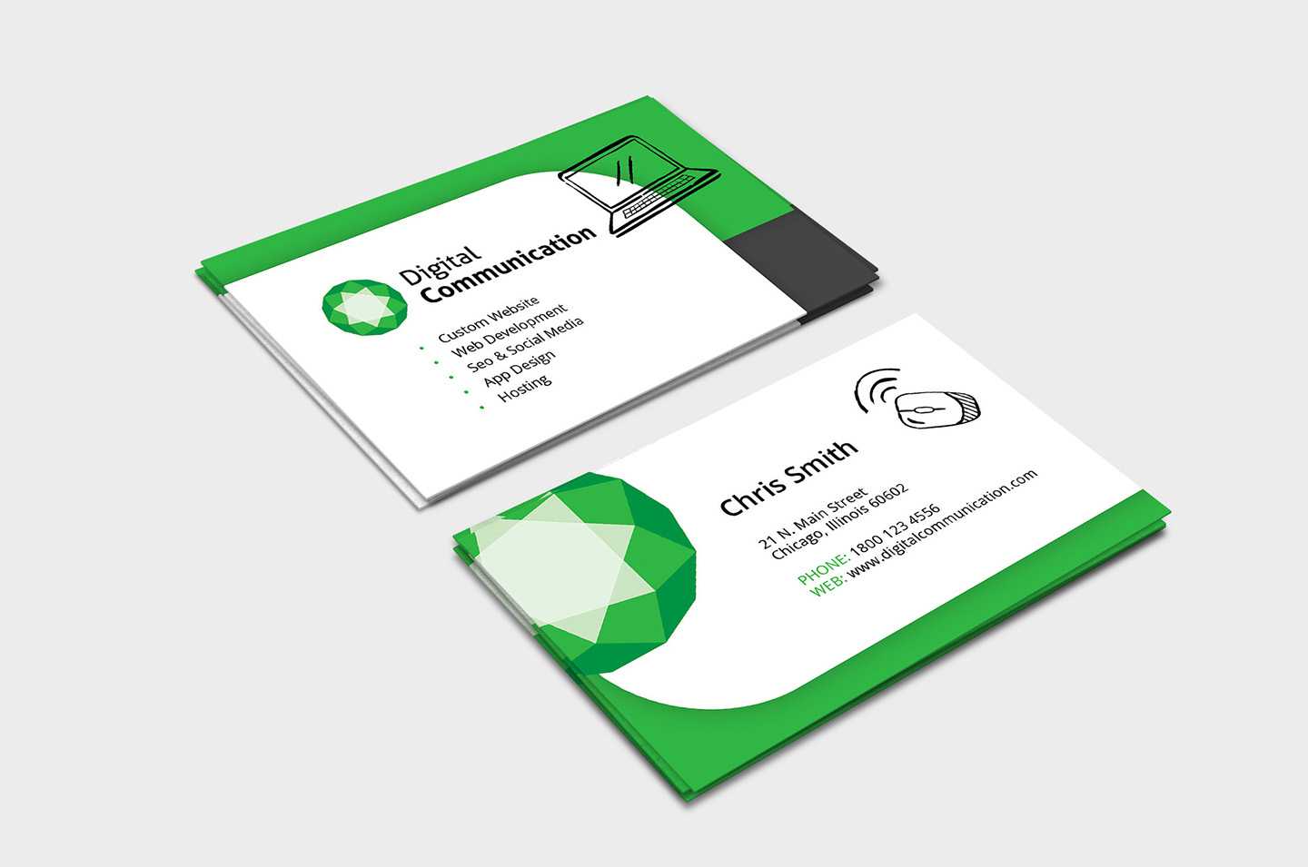 Web Designer Business Card Template In Psd, Ai & Vector Throughout Web Design Business Cards Templates