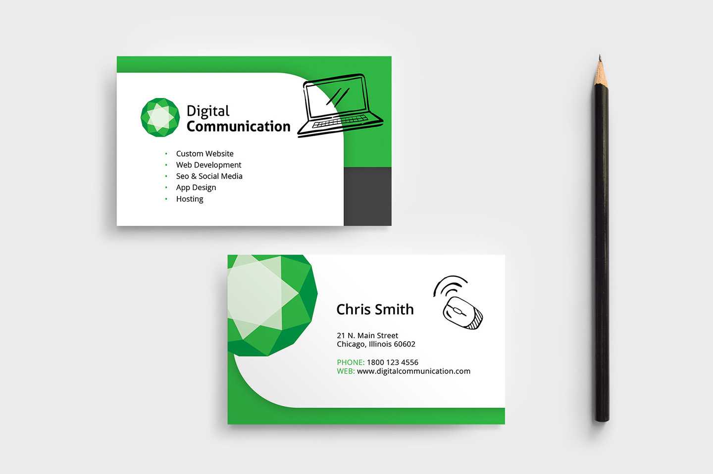 Web Designer Business Card Template In Psd, Ai & Vector Within Web Design Business Cards Templates