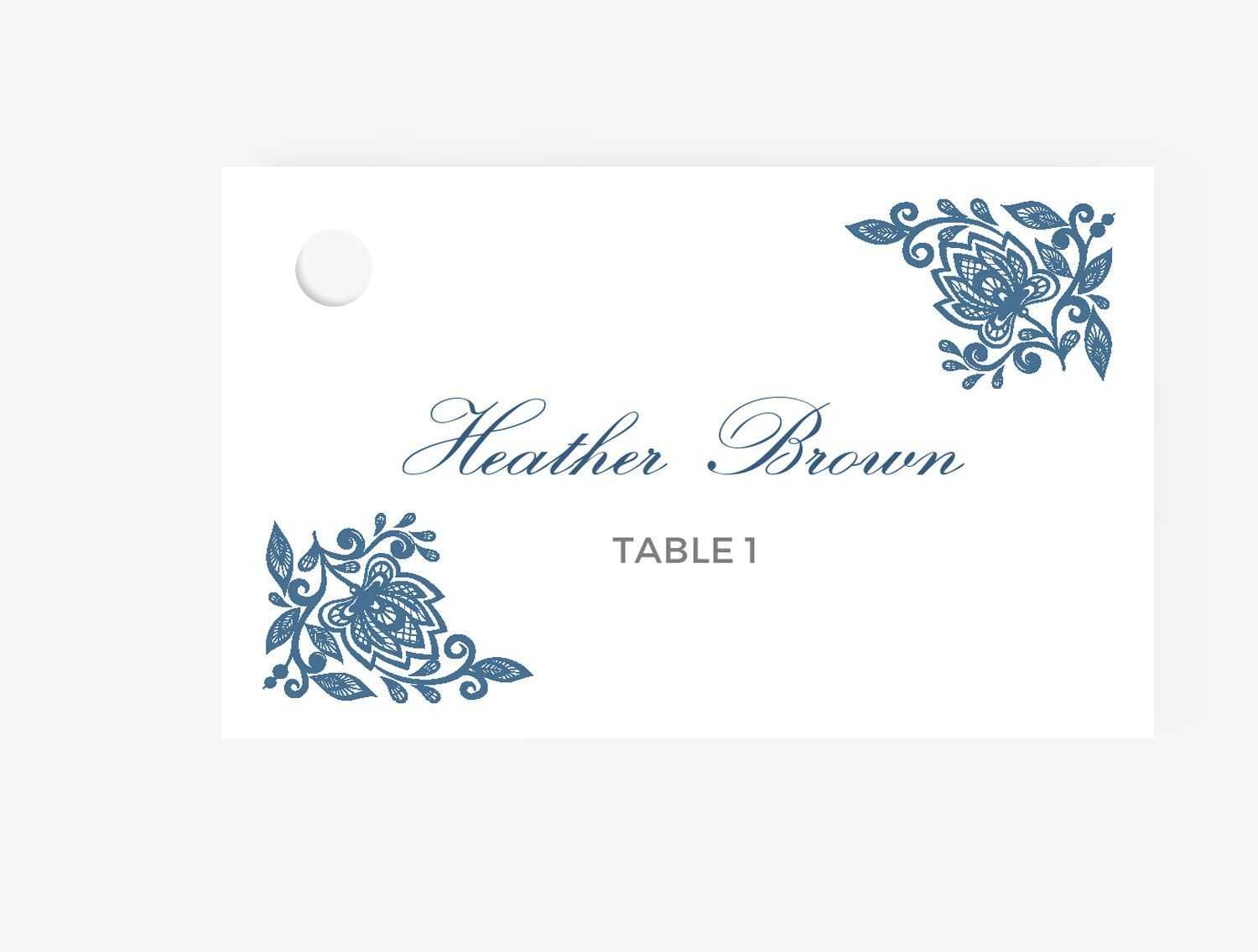 Wedding Escort/place Cards Editable Ms Word Template Diy With Wedding Place Card Template Free Word