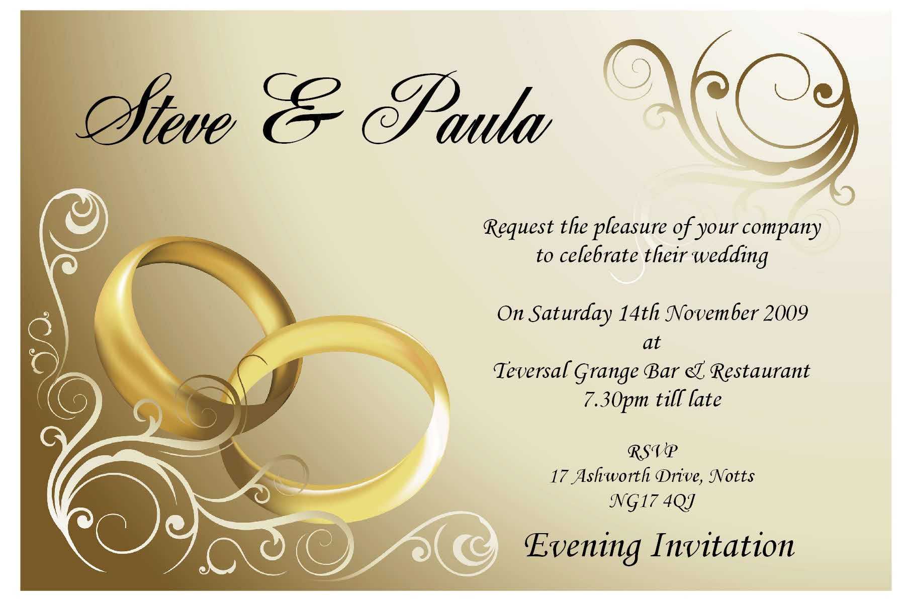 Wedding Invitation Card Design Online Free | Engagement In Free E Wedding Invitation Card Templates