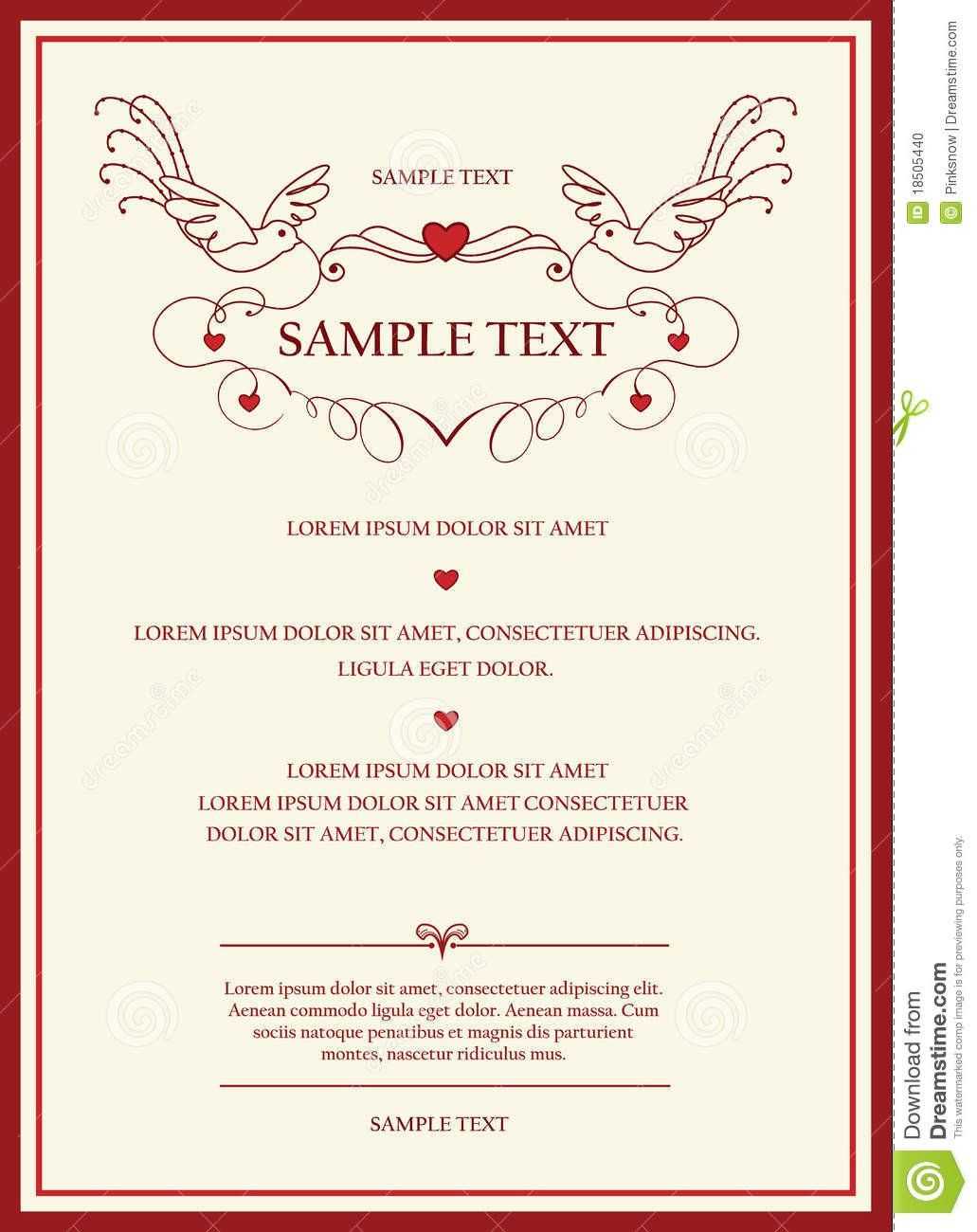 Wedding Invitation Cards Templates In 2019 | Wedding Inside Sample Wedding Invitation Cards Templates