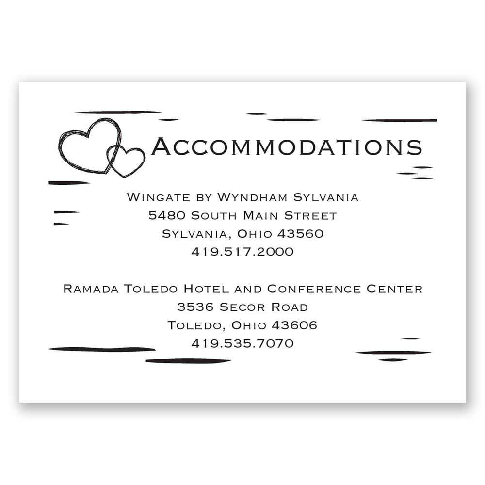 Wedding Invitation Hotel Information Card Wording Printing In Wedding Hotel Information Card Template