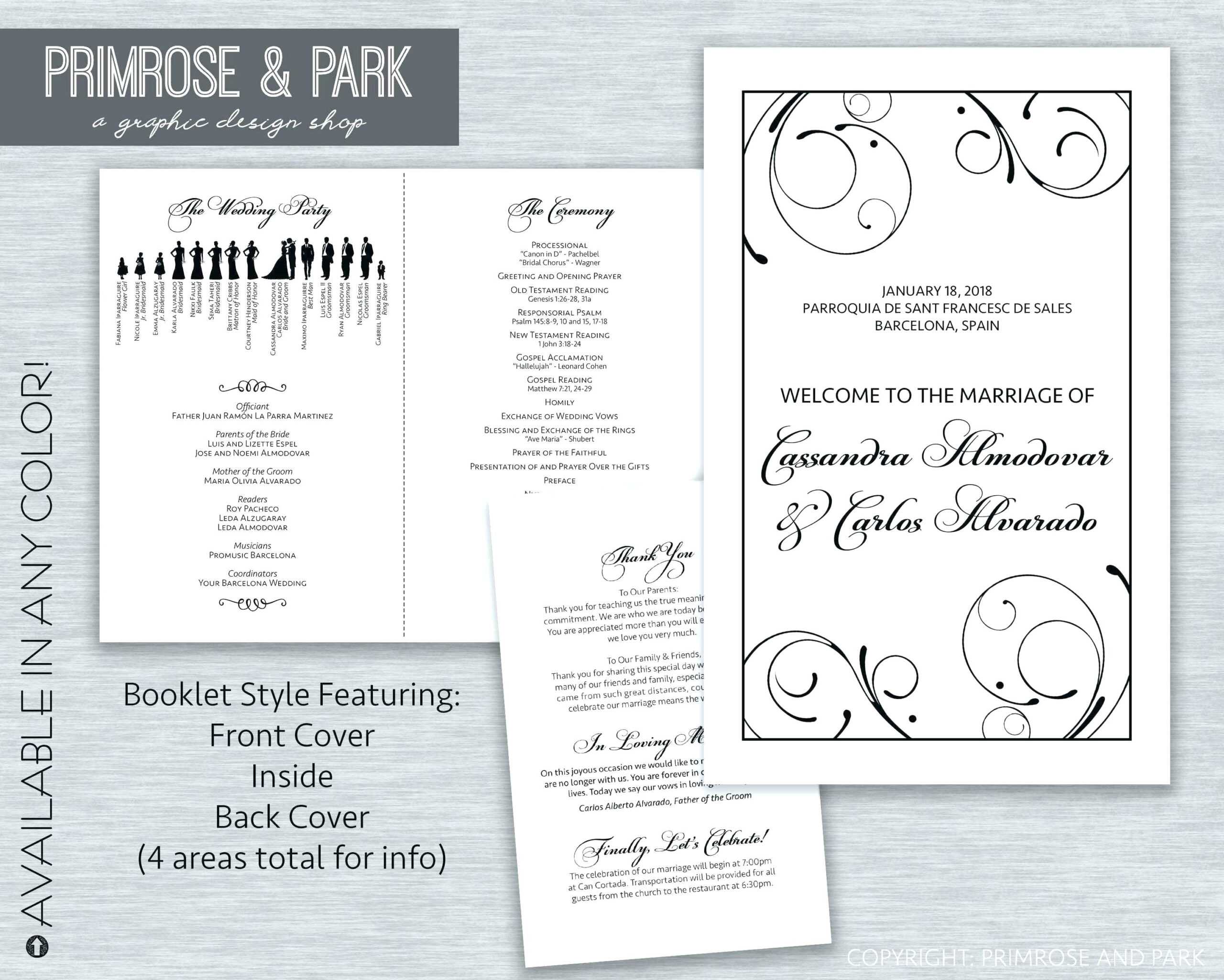 Wedding Programme Template Word – Diadeveloper In Free Printable Wedding Program Templates Word