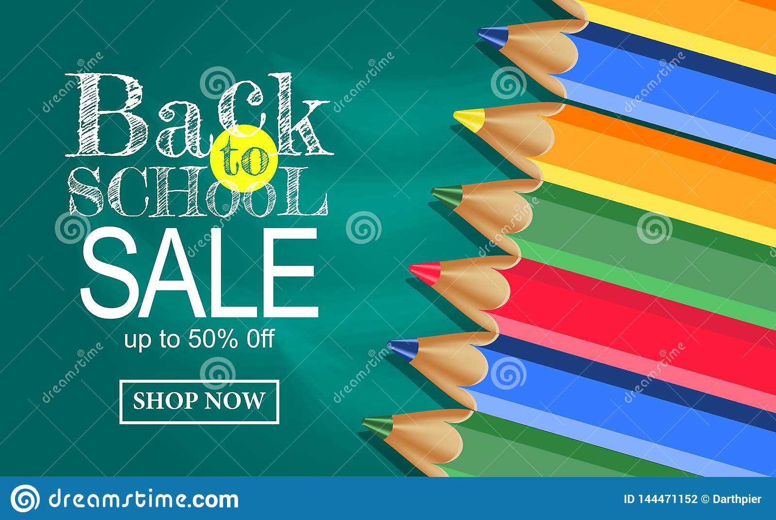 Welcome Back To School Sale Banner Template With Stationary In Welcome Banner Template
