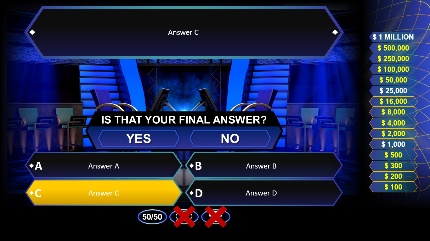 Who Wants To Be A Millionaire? | Rusnak Creative Free For Who Wants To Be A Millionaire Powerpoint Template