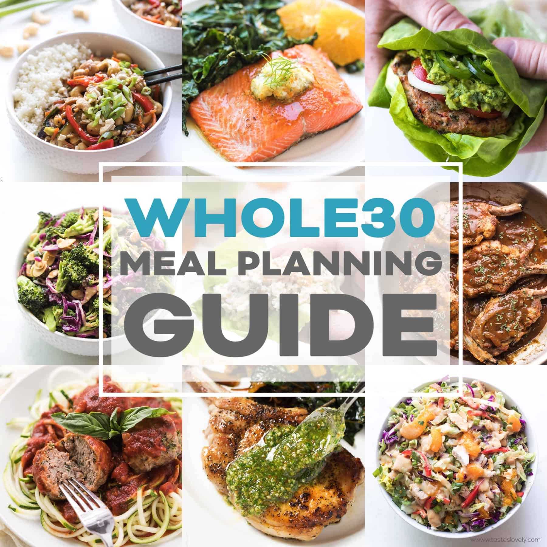 Whole30 Meal Planning Template Guide – Tastes Lovely With Regard To Menu Planning Template Word