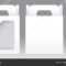 Window Box Packaging Template | Box White Window Shape Cut In Blank Packaging Templates