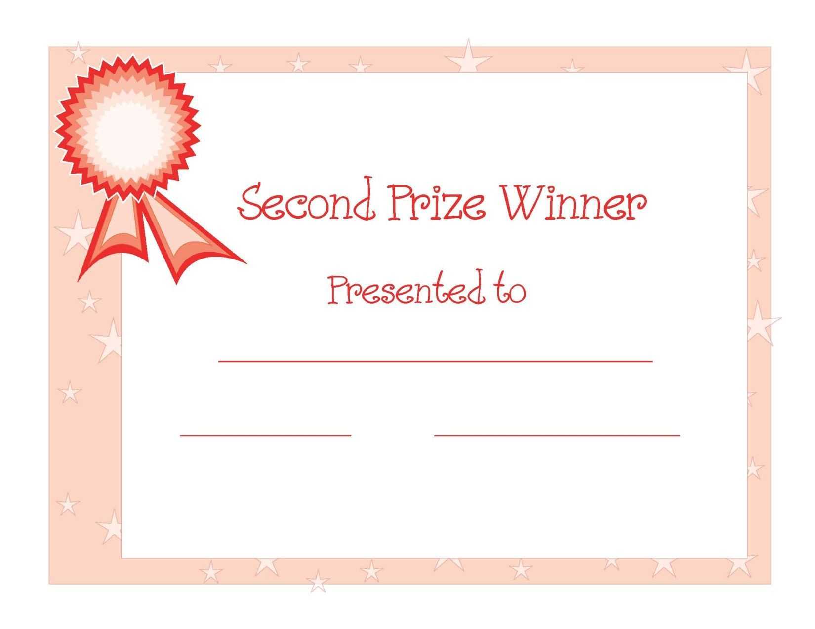 Winner Certificate Templates Free | Carmen Sanz | Free For First Place Award Certificate Template