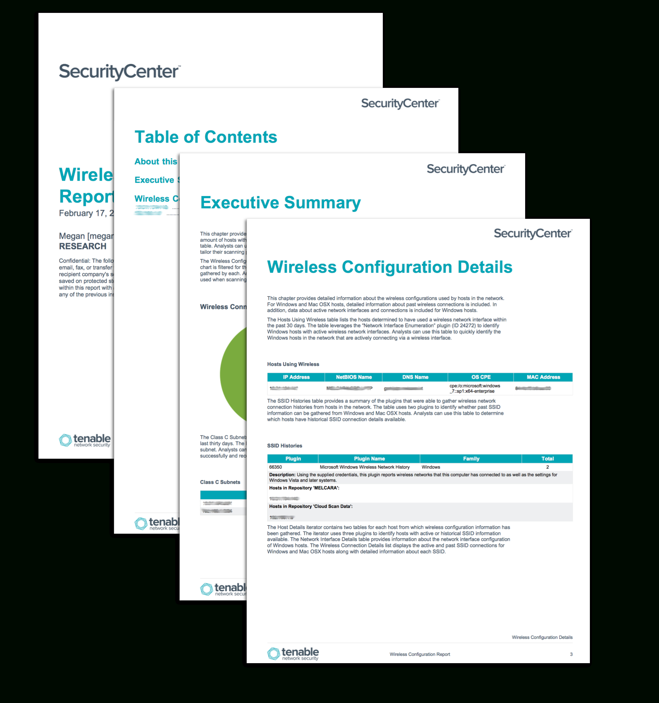 Wireless Configuration Report – Sc Report Template | Tenable® For Technical Support Report Template