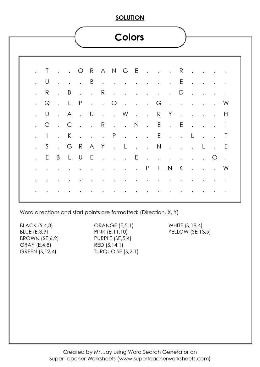 Word Search Puzzle Generator In Blank Word Search Template Free