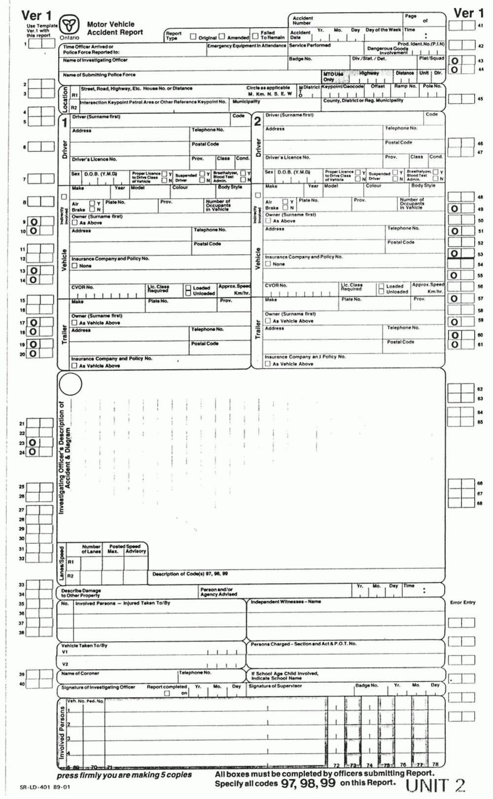 Workers Compensation Accident Report Form | Sample Customer With Regard To Motor Vehicle Accident Report Form Template