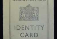 World War 2 Identity Card Template - Atlantaauctionco for World War 2 Identity Card Template