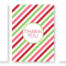 Writing Thank You Cards | Madebycristinamarie In Christmas Thank You Card Templates Free