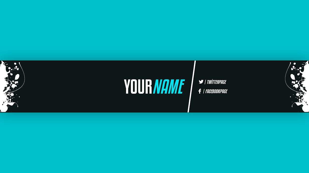 Youtube Banner Template #21 (Adobe Photoshop) – Youtube Pertaining To Adobe Photoshop Banner Templates