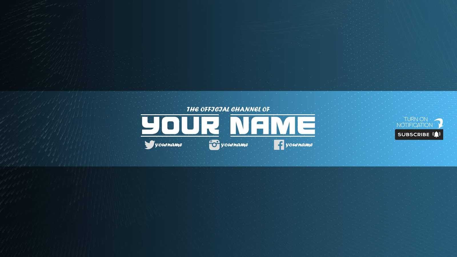 Zuhair Baloch: Free Youtube Banner Template #33 Download Now Throughout Banner Template For Photoshop