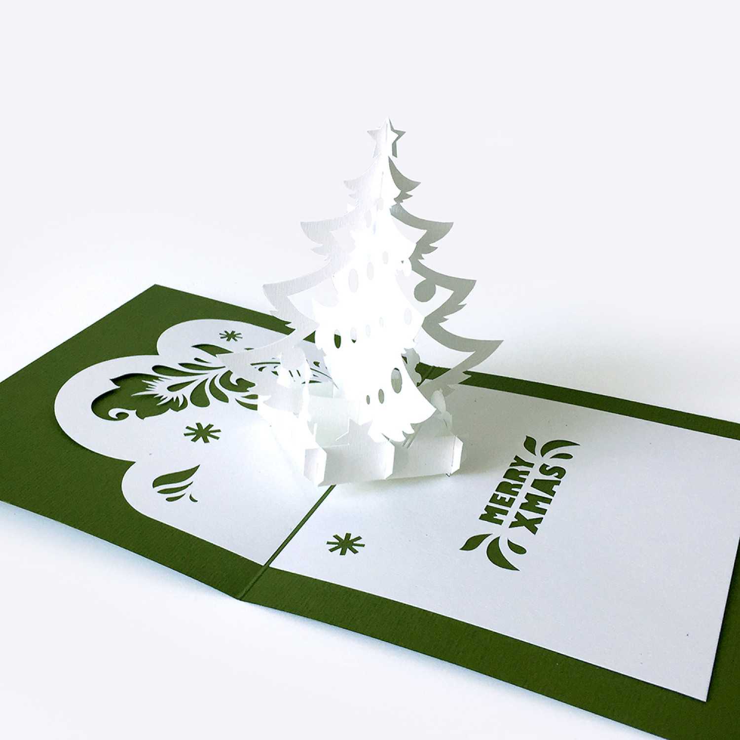 Template Pop Up Card «Christmas Tree» Throughout Pop Up Tree Card Template